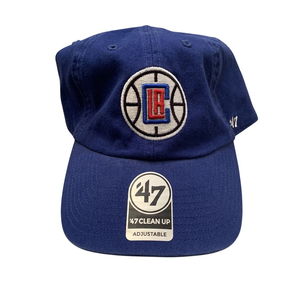 NWT Los Angeles Clippers '47 Brand Clean Up Royal Blue Adjustable Hat Adult OSFA